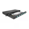 Caixa de fusão de fibra ótica DeLOCK 66998 preto metal 482x220x44mm