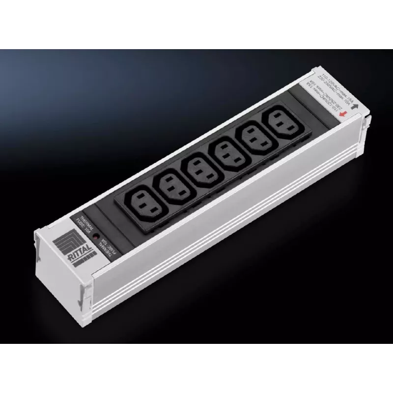 Rittal 7856.070 unidade de distribuição de energia (PDU), 6 tomadas IEC 60320 C13