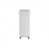 Armário rack de chão LANBERG 19 polegadas 32HE 600×800 mm cinzento com porta de vidro e LCD (embalagem plana)