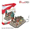 Puzzle 3D cubicfun Catedral de Wawel – 101 peças, kit de montagem