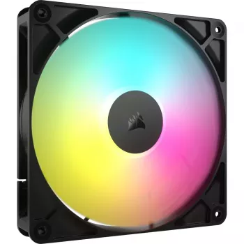 Ventoinha Corsair RS140 ARGB 14 cm preta 330-1700 RPM