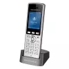 Grandstream Networks WP822 Telefone IP preto, prateado 2 linhas LCD Wi-Fi