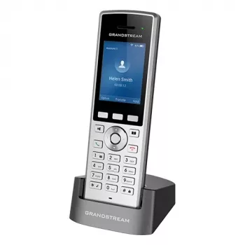 Grandstream Networks WP822 Telefone IP preto, prateado 2 linhas LCD Wi-Fi