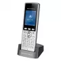 Grandstream Networks WP822 Telefone IP preto, prateado 2 linhas LCD Wi-Fi