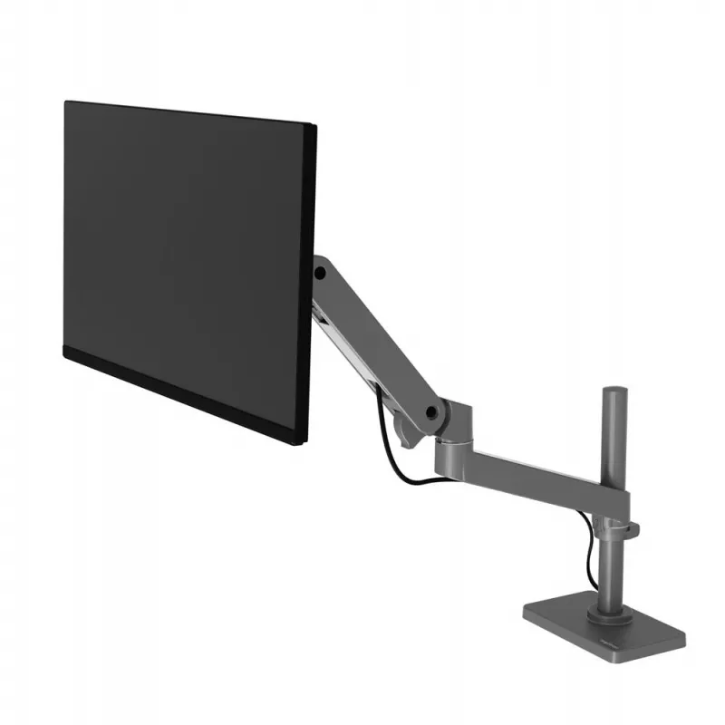 Ergotron LX Pro - Conjunto de montagem (braço para monitor) - para ecrã LCD - montagem com fixação à mesa, coluna alta - alumínio - cinzento escuro - tamanho do ecrã: até 86,4 cm (até 34 polegadas)