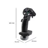 Punho adicional para manípulo de voo Thrustmaster Sol-R 3 AVA, preto, USB Type-C, analógico/digital, PC, 75×115×200 mm