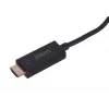 Adaptador de cabo de vídeo SAVIO DisplayPort para HDMI tipo A CL-56, 1,5 m, preto