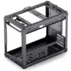 Caixa de PC Jonsbo C6 MAX, caixa Mini, Micro-ATX, vidro temperado - preto