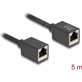 Cabo de rede DeLOCK 90333 RJ-45 Cat6a 5 m preto