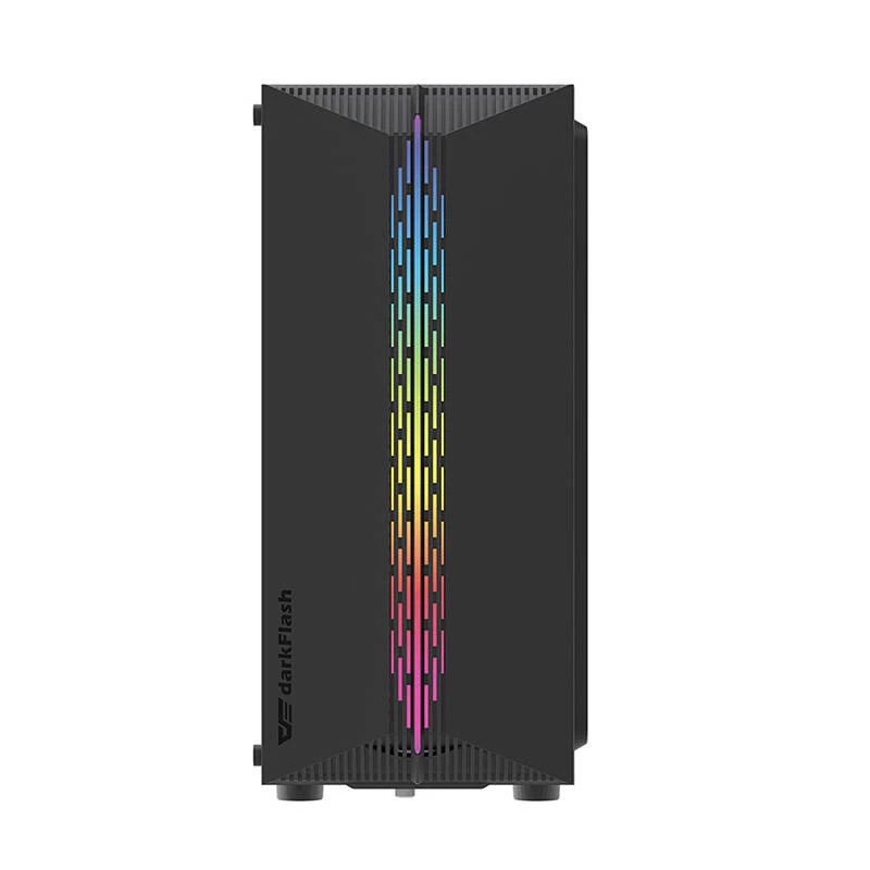 Caixa de computador Darkflash DK151 LED (preto) + 3 ventoinhas RGB