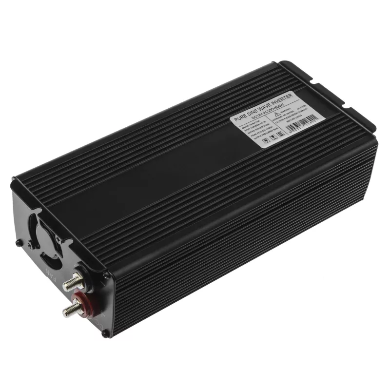 Inversor para automóvel Green Cell INV16 500 W DC 12 V para AC 230 V, 50 Hz, porta USB, arrefecimento ativo, preto