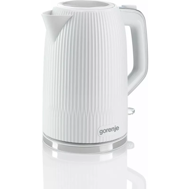 Chaleira Gorenje | K17DPW | elétrica | 2200 W | 1,7 L | aço inoxidável | base rotativa 360° | branco