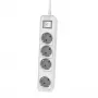 Extensão elétrica Philips Phil-CHP2144W/60 1,5 m, 4 tomadas AC, branca