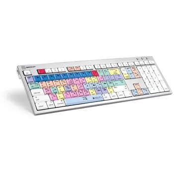 Teclado Logickeyboard LKB-PPROCC-CWMU-FR Office USB AZERTY francês branco