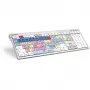 Teclado Logickeyboard LKB-PPROCC-CWMU-FR Office USB AZERTY francês branco