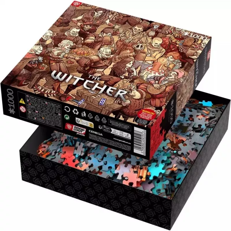 Puzzle Good Loot Gaming: The Witcher (Wiedźmin) Aniversário, 1000 peças