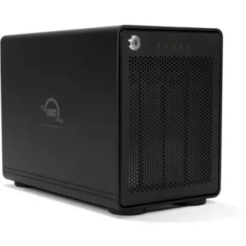 ThunderBay 4 - RAID 5 (preto, caixa de armazenamento de 4 baias com portas Thunderbolt 3 duplas)