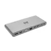 Eaton Tripp Lite Dock USB-C, Triple Display - 4K HDMI/DisplayPort, VGA, USB 3.2 Gen 1, Hub USB-A/USB-C, GbE, carregamento PD 100W, Cabos de alimentação internacionais - Docking station - USB-C