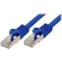 Cabo de rede ShiverPeaks BASIC-S Cat7 S/FTP (S-STP) azul, 1 m, RJ-45, contactos dourados