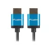 Cabo HDMI LANBERG CA-HDMI-22CU-0018-BK 1,8 m — HDMI Type-A para A, HDMI 2.0, 18 Gbit/s, ARC, banhado a ouro