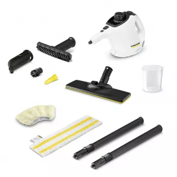 Kärcher SC 1 EasyFix Limpador a vapor portátil 1200 W Preto, Branco