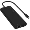 Adaptador multiporta USB-C Satechi ST-P3D13K 13-em-1 com suporte para três ecrãs