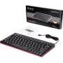 Perixx 11670 teclado USB QWERTY alemão - inglês US preto (PERIBOARD-422 DE)