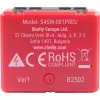 Shelly 1PM Mini Gen4 pack de 2 — Relé inteligente Wi-Fi Shelly com medição de potência, formato modular compacto