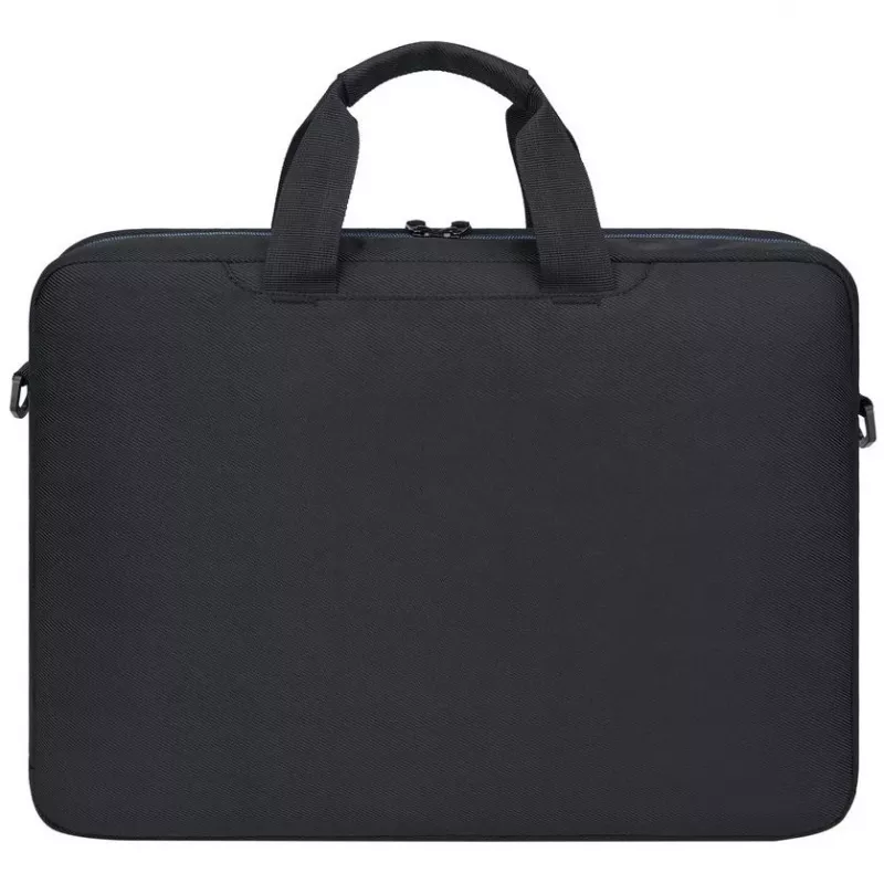 Pasta Rivacase 8036 40,6 cm 16 polegadas preto com pega e alça de ombro