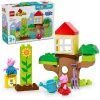 Lego 10431 Duplo Peppa Pig conjunto de brincar jardim e casa na árvore