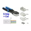 Conjunto de ferramentas de crimpagem para cabos DeLOCK 86450
