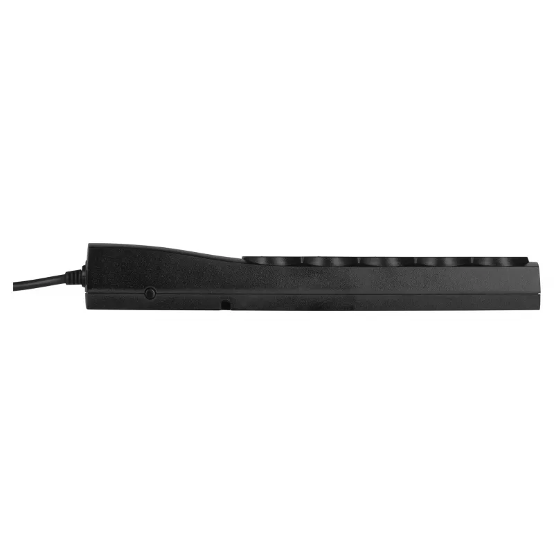 EVER Classic T/LZ09-CLA030/0000 protetor contra sobretensões, 5 tomadas, 3 m, 250 V, proteção para crianças, LED, preto