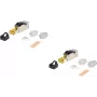 Ficha de rede RJ45 Cat.8.1 ShiverPeaks BS08-45001-2 metálica configurável em campo
