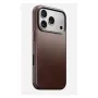 Capa para telemóvel Nomad Traditional Leather Case para iPhone 17 Pro, couro/microfibra, compatível com 6,3 polegadas (16 cm), castanho