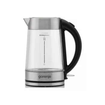 Chaleira elétrica Gorenje K17GDWII, capacidade 1,7 L, potência 2200 W, Aço inoxidável | Gorenje