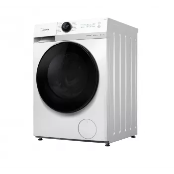 Máquina de lavar roupa Midea MF200W80WB/W-HR, carregamento frontal, 8 kg, 1400 rpm, LCD, vapor, 60 cm de largura