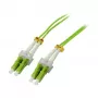 Cabo de rede de fibra ótica 2 fibras 1,5 m LC-LC - 50/125um - OM5 - AD=2mm - Synergy 21