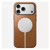 Capa para telemóvel Nomad Modern Leather Case Cover para iPhone 17 Pro Max, 17,5 cm (6,9 polegadas), Tan, couro + PC/TPU