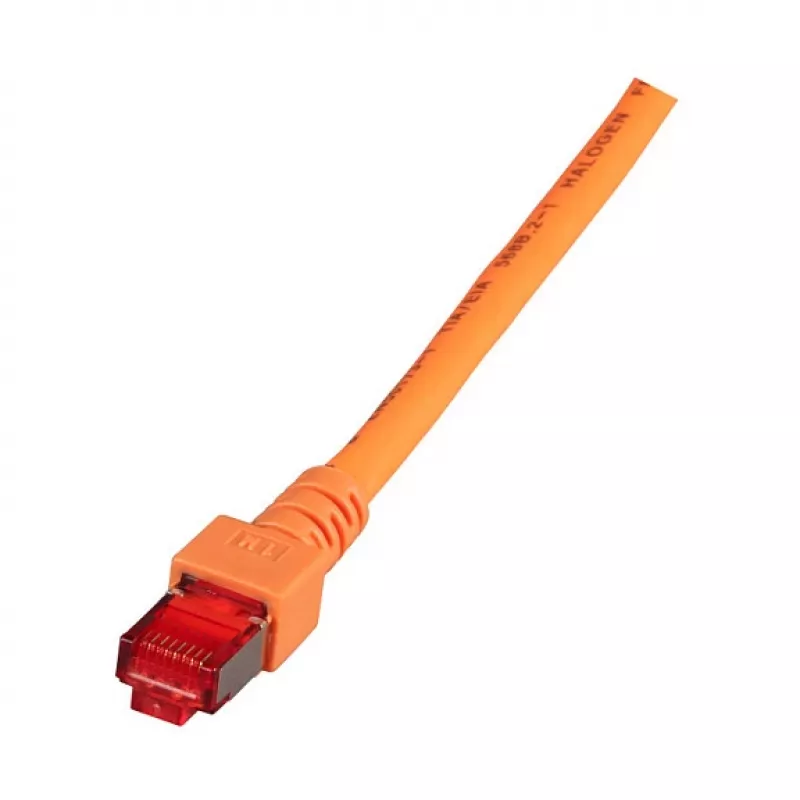EFB-Elektronik Cabo de patch RJ45 Cat.6 S/FTP LSZH laranja 0,5m Fabricante: EFB Elektronik (K5516.0,5)