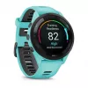 Garmin Forerunner 265 3,3 cm (1,3 polegadas) AMOLED 46 mm digital 416 x 416 píxeis ecrã tátil preto, azul Wi-Fi GPS (satélite)