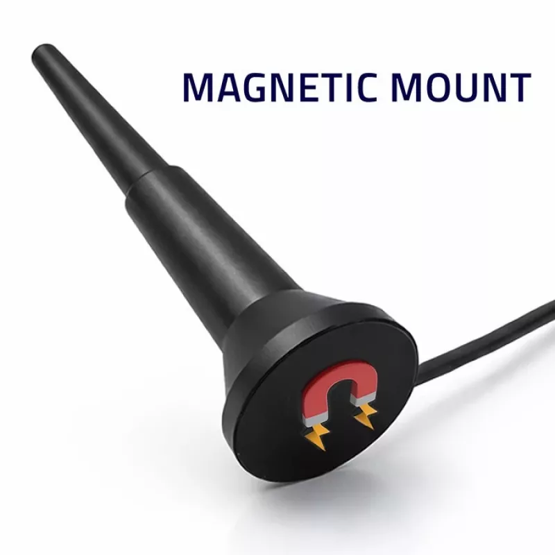 Antena externa 4G-LT QOLTEC 5 dBi 600–2700 MHz conector SMA com cabo de 3 m