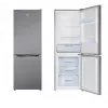 Amica FK2425.4UNTX(E) frigorífico combinado de instalação livre com congelador em baixo, 153 l frigorífico + 74 l congelador, FrostControl, classe energética E, prateado