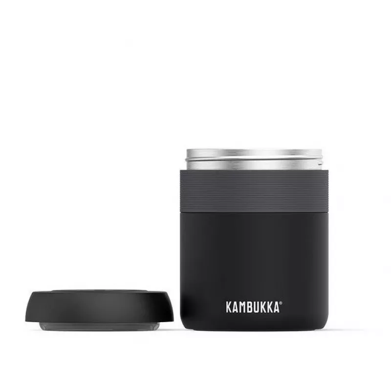 Garrafa térmica Kambukka Bora 600 ml - preto mate