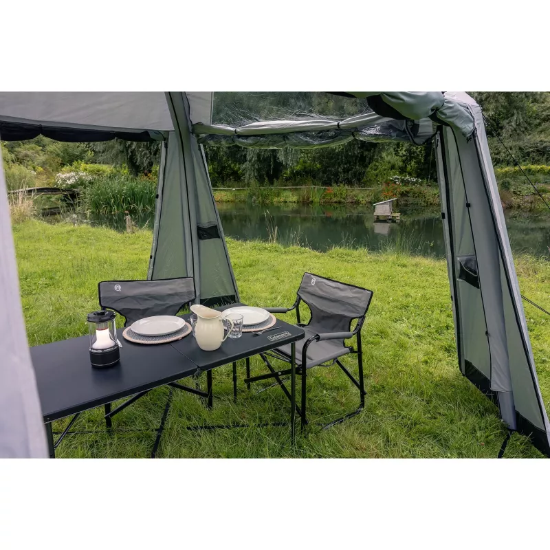 Mesa de campismo Coleman 2199848 preto polipropileno aço 760 mm x 1830 mm