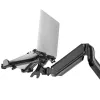 Suporte de secretária para portátil MACLEAN MC-836 — altura ajustável, design ergonómico, preto, para utilização horizontal do portátil (58,5×236×320 mm)