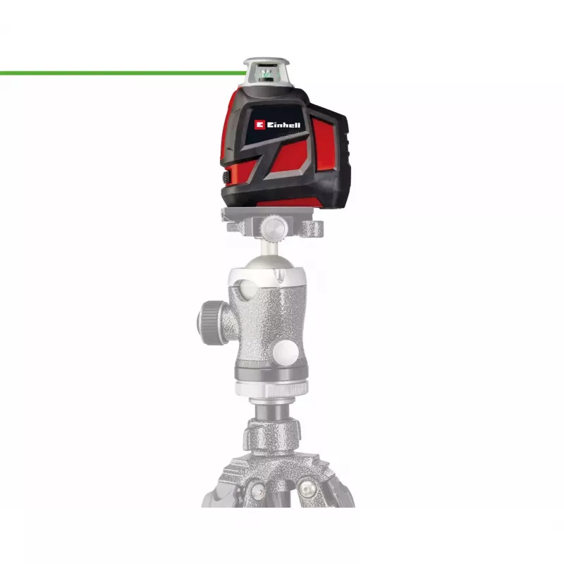 EINHELL TE-LL 360 G laser de linhas cruzadas com linhas laser verdes e vermelhas, preto — modelo 2270119