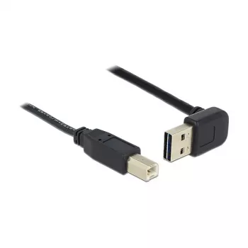 Cabo USB DeLOCK 85183 USB 2.0 0,5m USB A USB B Preto