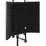 Sistema absorvente de microfone dobrável Omnitronic AS-03