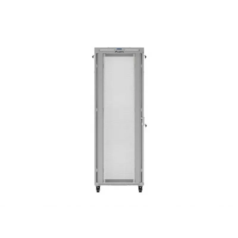 Armário rack 19 polegadas LANBERG FF01-8047-23SL 47U 800x1200 mm cinzento portas perfuradas