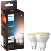 Lâmpadas LED GU10 pack duplo com Hue Bridge – Philips Hue White Ambiance, substitui 35W